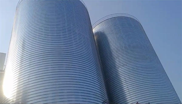 无锡2座混凝土高架卷板仓